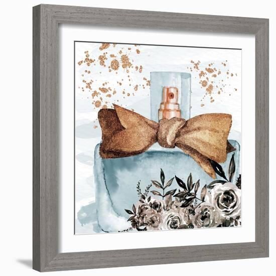 Glam Gold 1-Kimberly Allen-Framed Art Print