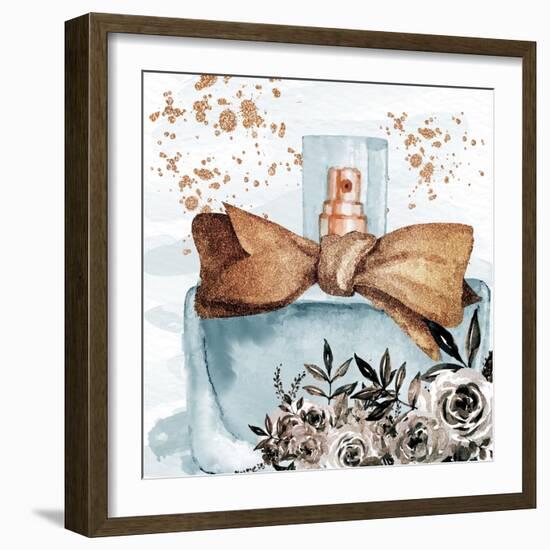 Glam Gold 1-Kimberly Allen-Framed Art Print