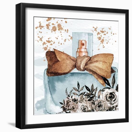 Glam Gold 1-Kimberly Allen-Framed Art Print