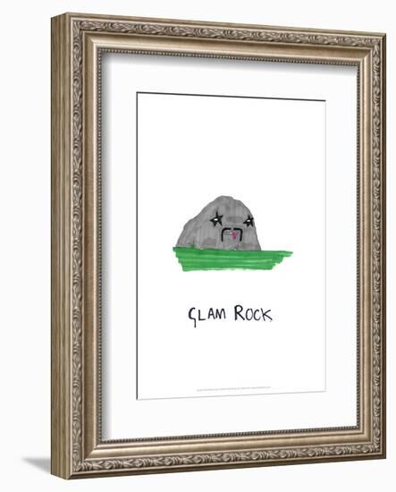 Glam Rock - Tom Cronin Doodles Cartoon Print-Tom Cronin-Framed Giclee Print