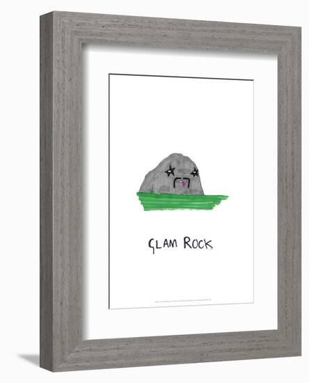 Glam Rock - Tom Cronin Doodles Cartoon Print-Tom Cronin-Framed Giclee Print