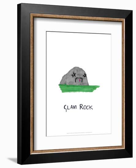 Glam Rock - Tom Cronin Doodles Cartoon Print-Tom Cronin-Framed Giclee Print