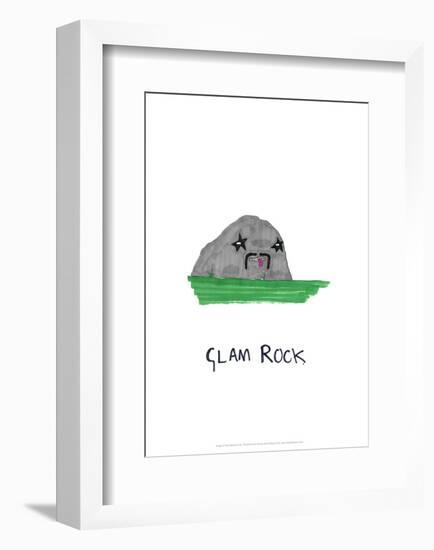 Glam Rock - Tom Cronin Doodles Cartoon Print-Tom Cronin-Framed Giclee Print