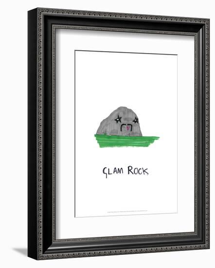 Glam Rock - Tom Cronin Doodles Cartoon Print-Tom Cronin-Framed Giclee Print