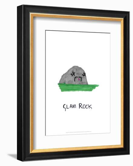Glam Rock - Tom Cronin Doodles Cartoon Print-Tom Cronin-Framed Giclee Print