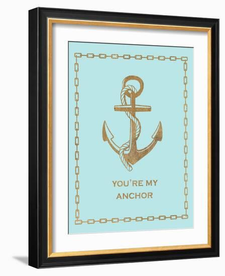 Glam Seas 1-Z Studio-Framed Art Print