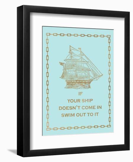 Glam Seas 2-Z Studio-Framed Premium Giclee Print