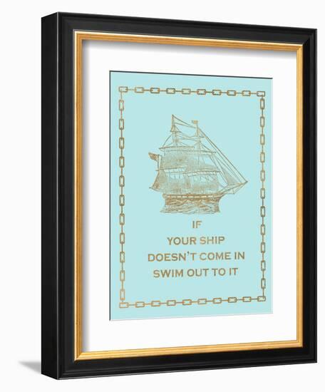 Glam Seas 2-Z Studio-Framed Premium Giclee Print