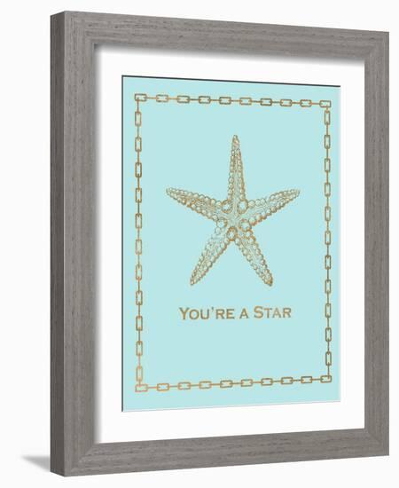 Glam Seas 3-Z Studio-Framed Art Print