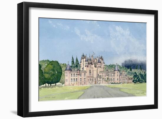 Glamis Castle, Tayside-David Herbert-Framed Giclee Print