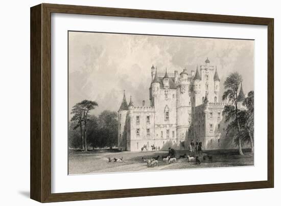 Glamis (Glame's) Castle, Forfarshire-null-Framed Art Print