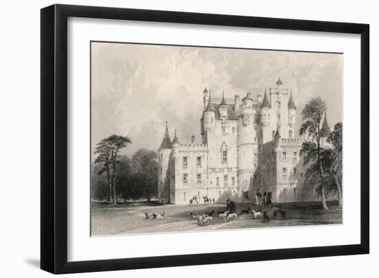 Glamis (Glame's) Castle, Forfarshire-null-Framed Art Print