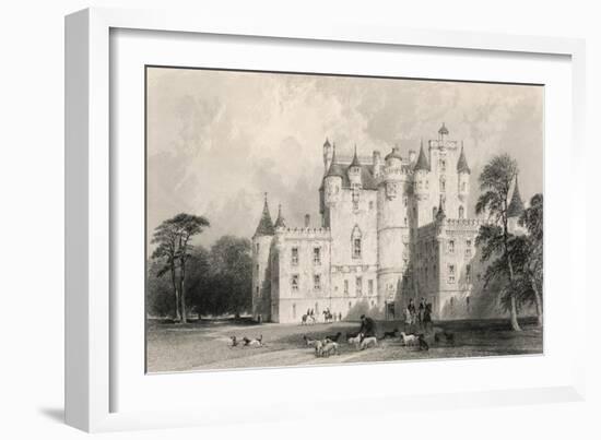 Glamis (Glame's) Castle, Forfarshire-null-Framed Art Print