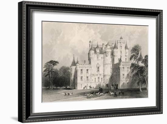 Glamis (Glame's) Castle, Forfarshire-null-Framed Art Print