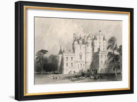 Glamis (Glame's) Castle, Forfarshire-null-Framed Art Print