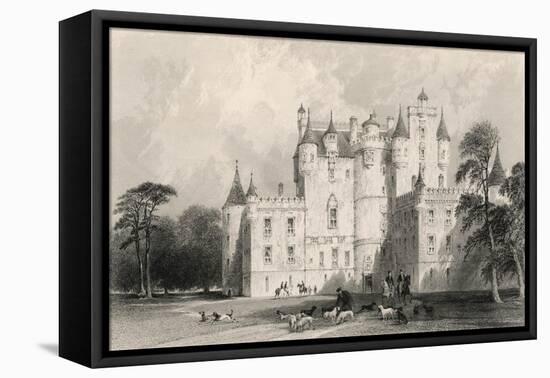 Glamis (Glame's) Castle, Forfarshire-null-Framed Stretched Canvas