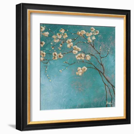 Glamorous on Teal II-Patricia Pinto-Framed Art Print