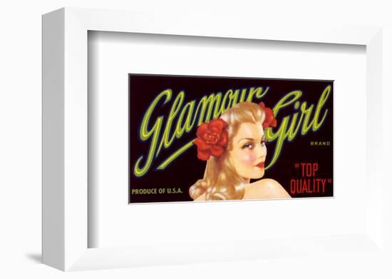 Glamour Girl-null-Framed Art Print