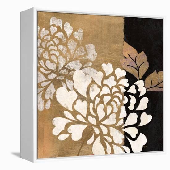 Glamour of Gold 1-Bella Dos Santos-Framed Stretched Canvas