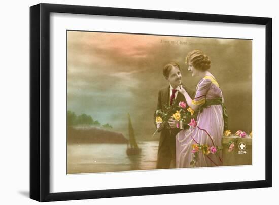 Glamour Postcard-English Photographer-Framed Giclee Print