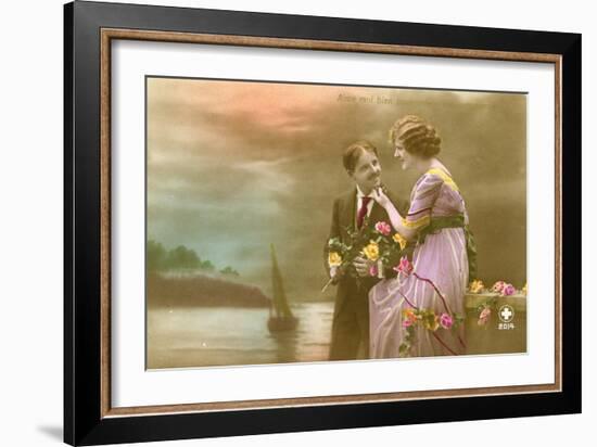 Glamour Postcard-English Photographer-Framed Giclee Print