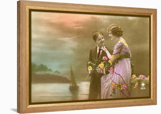 Glamour Postcard-English Photographer-Framed Premier Image Canvas