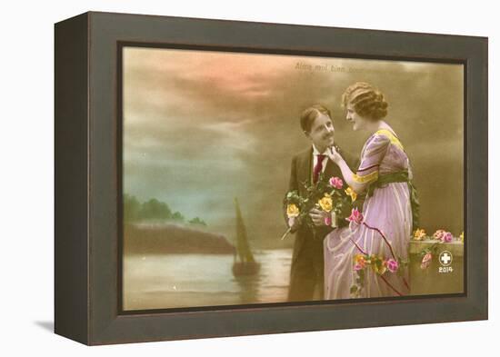 Glamour Postcard-English Photographer-Framed Premier Image Canvas