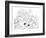 Glamour Puss Lineart-Karen Middleton-Framed Giclee Print