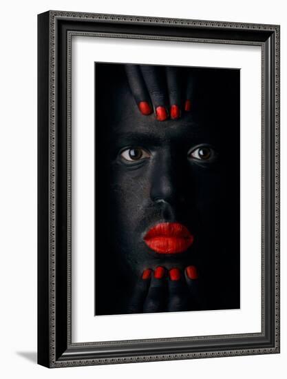 Glance-null-Framed Art Print