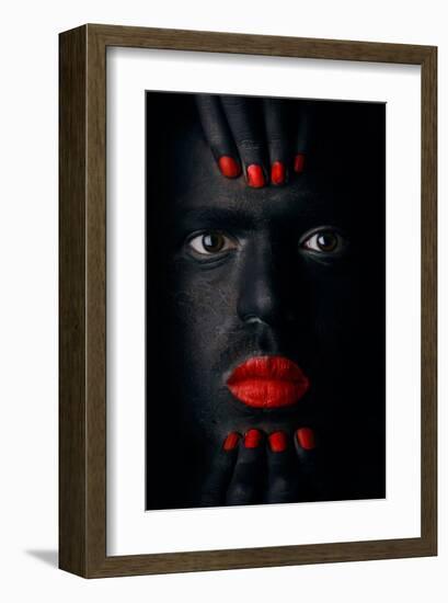 Glance-null-Framed Art Print