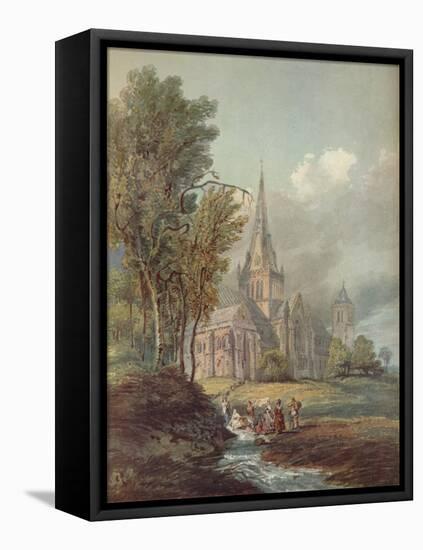 'Glasgow Cathedral', c18th century-Thomas Girtin-Framed Premier Image Canvas