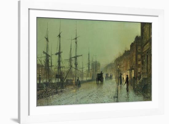 Glasgow Docks-John Atkinson Grimshaw-Framed Giclee Print