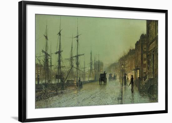 Glasgow Docks-John Atkinson Grimshaw-Framed Giclee Print