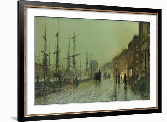 Glasgow Docks-John Atkinson Grimshaw-Framed Giclee Print