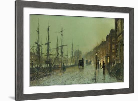 Glasgow Docks-John Atkinson Grimshaw-Framed Giclee Print