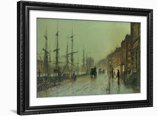 Glasgow Docks-John Atkinson Grimshaw-Framed Giclee Print