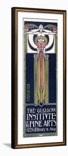 Glasgow Institute Of Fine Arts Exhibition-Frances Macdonald-Framed Art Print
