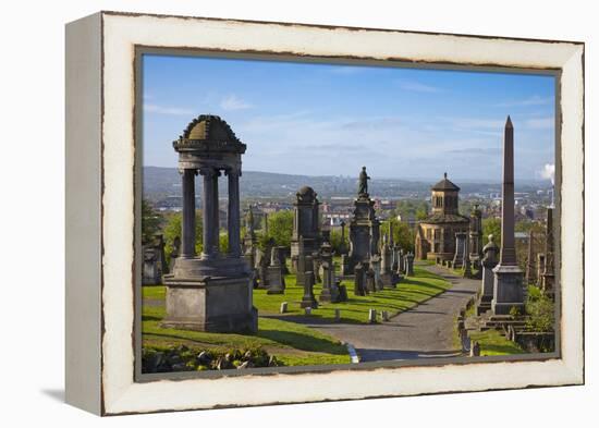 Glasgow Necropolis, Glasgow, Scotland, United Kingdom, Europe-John Guidi-Framed Premier Image Canvas