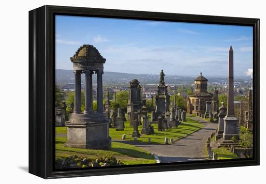 Glasgow Necropolis, Glasgow, Scotland, United Kingdom, Europe-John Guidi-Framed Premier Image Canvas