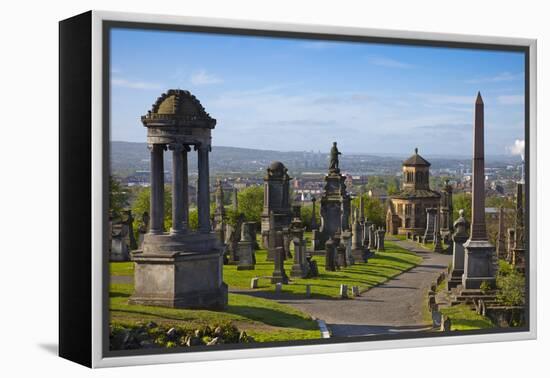 Glasgow Necropolis, Glasgow, Scotland, United Kingdom, Europe-John Guidi-Framed Premier Image Canvas