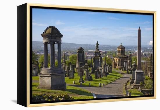 Glasgow Necropolis, Glasgow, Scotland, United Kingdom, Europe-John Guidi-Framed Premier Image Canvas