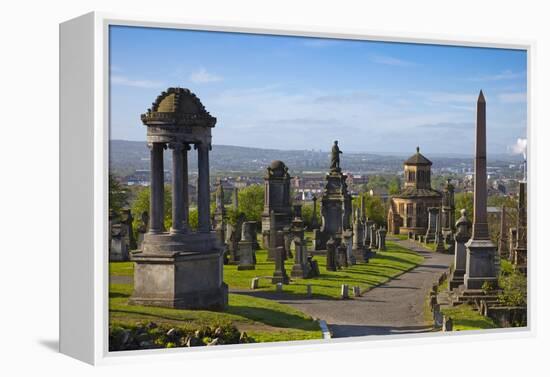 Glasgow Necropolis, Glasgow, Scotland, United Kingdom, Europe-John Guidi-Framed Premier Image Canvas