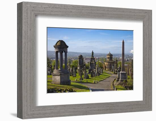 Glasgow Necropolis, Glasgow, Scotland, United Kingdom, Europe-John Guidi-Framed Photographic Print