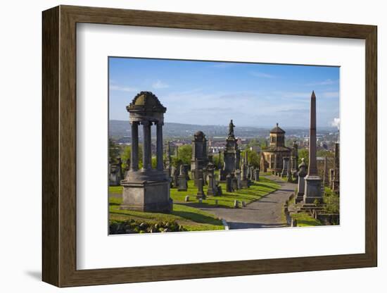 Glasgow Necropolis, Glasgow, Scotland, United Kingdom, Europe-John Guidi-Framed Photographic Print