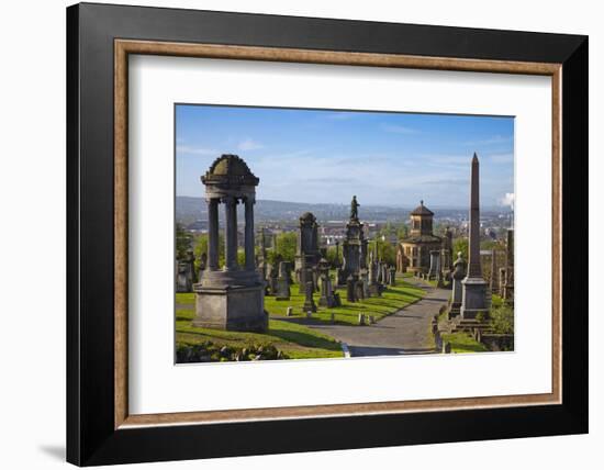 Glasgow Necropolis, Glasgow, Scotland, United Kingdom, Europe-John Guidi-Framed Photographic Print