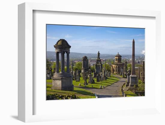 Glasgow Necropolis, Glasgow, Scotland, United Kingdom, Europe-John Guidi-Framed Photographic Print