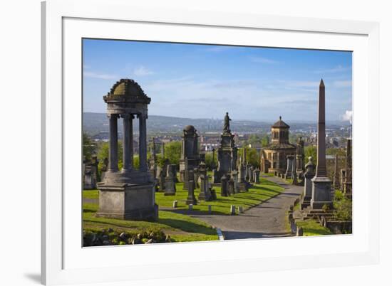 Glasgow Necropolis, Glasgow, Scotland, United Kingdom, Europe-John Guidi-Framed Photographic Print