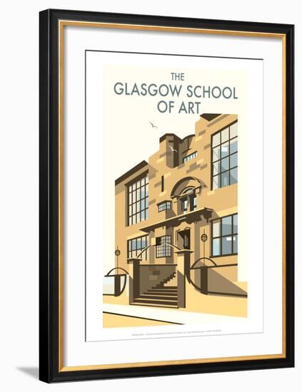 Glasgow School of Art - Dave Thompson Contemporary Travel Print-Dave Thompson-Framed Giclee Print