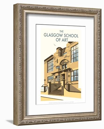Glasgow School of Art - Dave Thompson Contemporary Travel Print-Dave Thompson-Framed Giclee Print