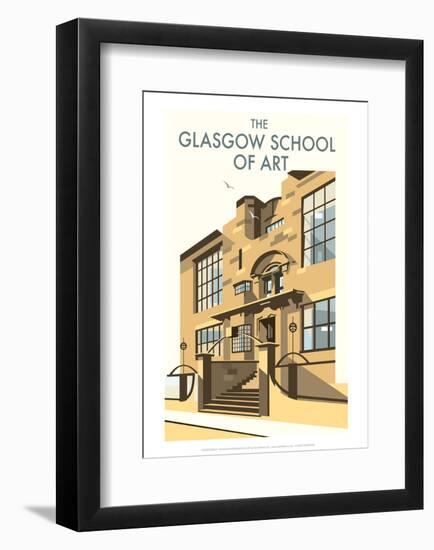 Glasgow School of Art - Dave Thompson Contemporary Travel Print-Dave Thompson-Framed Giclee Print